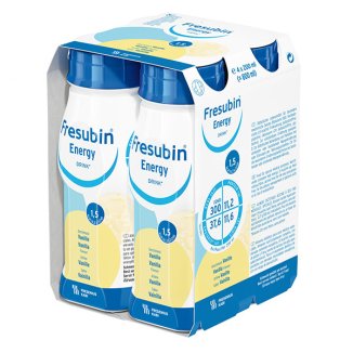 Fresubin Energy Drink, preparat odżywczy, smak waniliowy, 4 x 200 ml - zdjęcie produktu