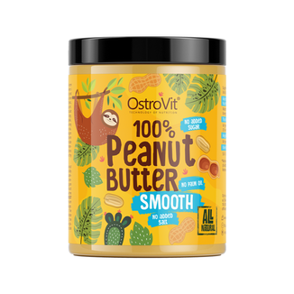 OstroVit Peanut Butter Smooth, krem orzechowy 100%, gładki, 1000 g - zdjęcie produktu