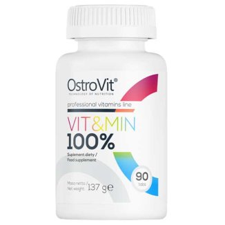 OstroVit Vit&Min 100%, 90 tabletek - zdjęcie produktu