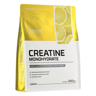 OstroVit Creatine Monohydrate, smak cytrynowy, 500 g - zdjęcie produktu