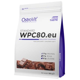 OstroVit Standard WPC80.eu, smak czekoladowego snu, 900 g - zdjęcie produktu