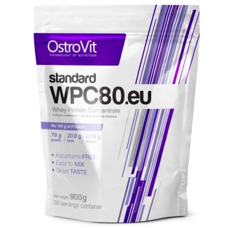 OstroVit, WPC80, Whey Protein Concentrate, smak Apple pie, 900 g - zdjęcie produktu