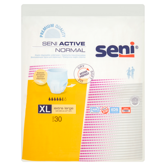 Seni Active Normal, majtki chłonne, Extra Large, 120-160 cm, 30 sztuk - zdjęcie produktu