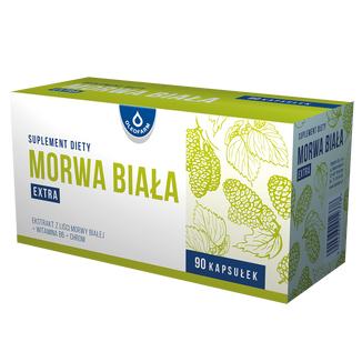 Morwa biała Extra, 90 kapsułek USZKODZONE OPAKOWANIE - zdjęcie produktu