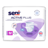 Seni Active Plus, majtki chłonne, Medium, 80-110 cm, 10 sztuk - miniaturka zdjęcia produktu