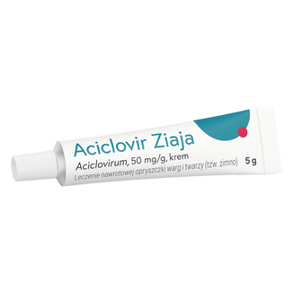 Aciclovir Ziaja 50 mg/ g, krem, 5 g - zdjęcie produktu