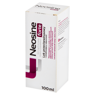 Neosine Forte 500 mg/ 5 ml, syrop, 100 ml - zdjęcie produktu