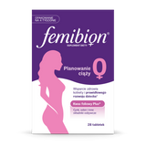 Femibion 0 Planowanie ciąży, Kwas Foliowy Plus, 28 tabletek - miniaturka zdjęcia produktu