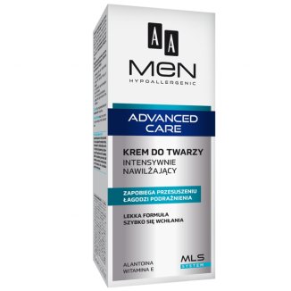 AA Men Advanced Care, krem intensywnie nawilżający do twarzy, 75 ml AA Men Advanced Care, krem intensywnie nawilżający do twarzy, 75 ml - zdjęcie produktu