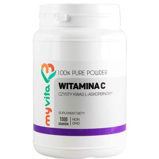 MyVita, Witamina C, kwas L-askorbinowy, Proszek, 1000 g - zdjęcie produktu