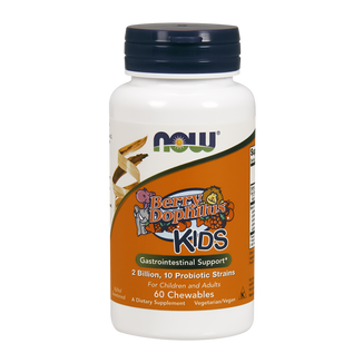 Now Foods Berry Dophilus Kids, 60 tabletek do ssania KRÓTKA DATA Now Foods Berry Dophilus Kids, 60 tabletek do ssania KRÓTKA DATA - zdjęcie produktu