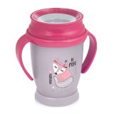 Lovi Junior, kubek 360° z uchwytami, Indian Summer, Girl, od 9 miesiąca, 250 ml - miniaturka zdjęcia produktu