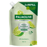 Palmolive Hygiene Plus, kuchenne mydło w płynie do rąk, limonka, zapas, 500 ml - miniaturka zdjęcia produktu