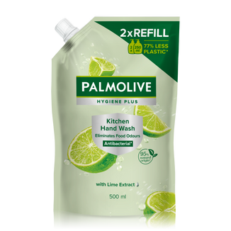 Palmolive, kuchenne mydło w płynie do rąk, limonka, zapas, 500 ml - zdjęcie produktu