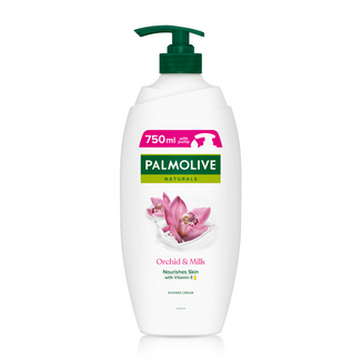 Palmolive Naturals, kremowy żel pod prysznic, orchidea i mleko, 750 ml - zdjęcie produktu