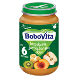 BoboVita Deser, brzoskwinia, jabłko, banan, kiwi, po 6 miesiącu, 190 g - miniaturka zdjęcia produktu