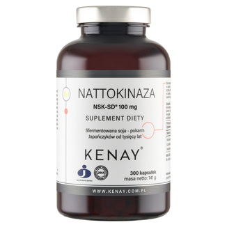 Kenay, Nattokinaza NSK-SD, 300 kapsułek - zdjęcie produktu