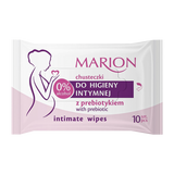 Marion, chusteczki do higieny intymnej z prebiotykiem, 10 sztuk - miniaturka zdjęcia produktu