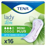 Tena Lady Slim, podpaski specjalistyczne, Mini Plus, 16 sztuk - miniaturka zdjęcia produktu