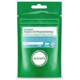 Ecocera, maska kosmetyczna przeciwtrądzikowa, 50 g - zdjęcie produktu