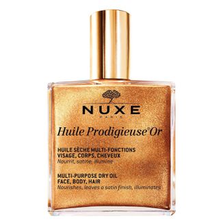 Nuxe Huile Prodigieuse Or, suchy olejek ze złotymi drobinkami do ciała, twarzy i włosów, 50 ml - zdjęcie produktu