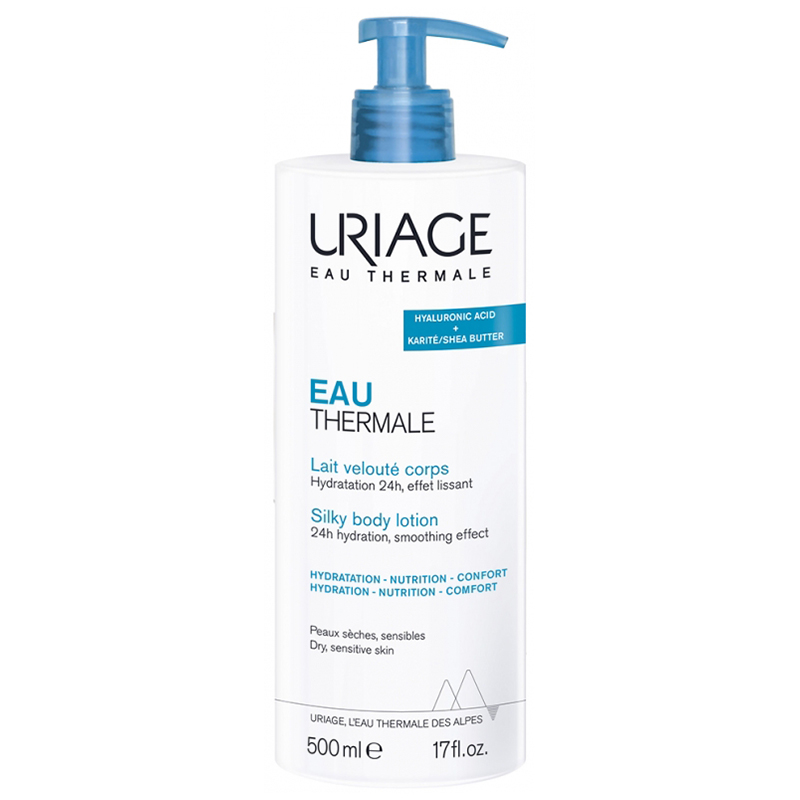 Uriage Uriage Eau Thermale, jedwabisty balsam do ciała, 500 ml