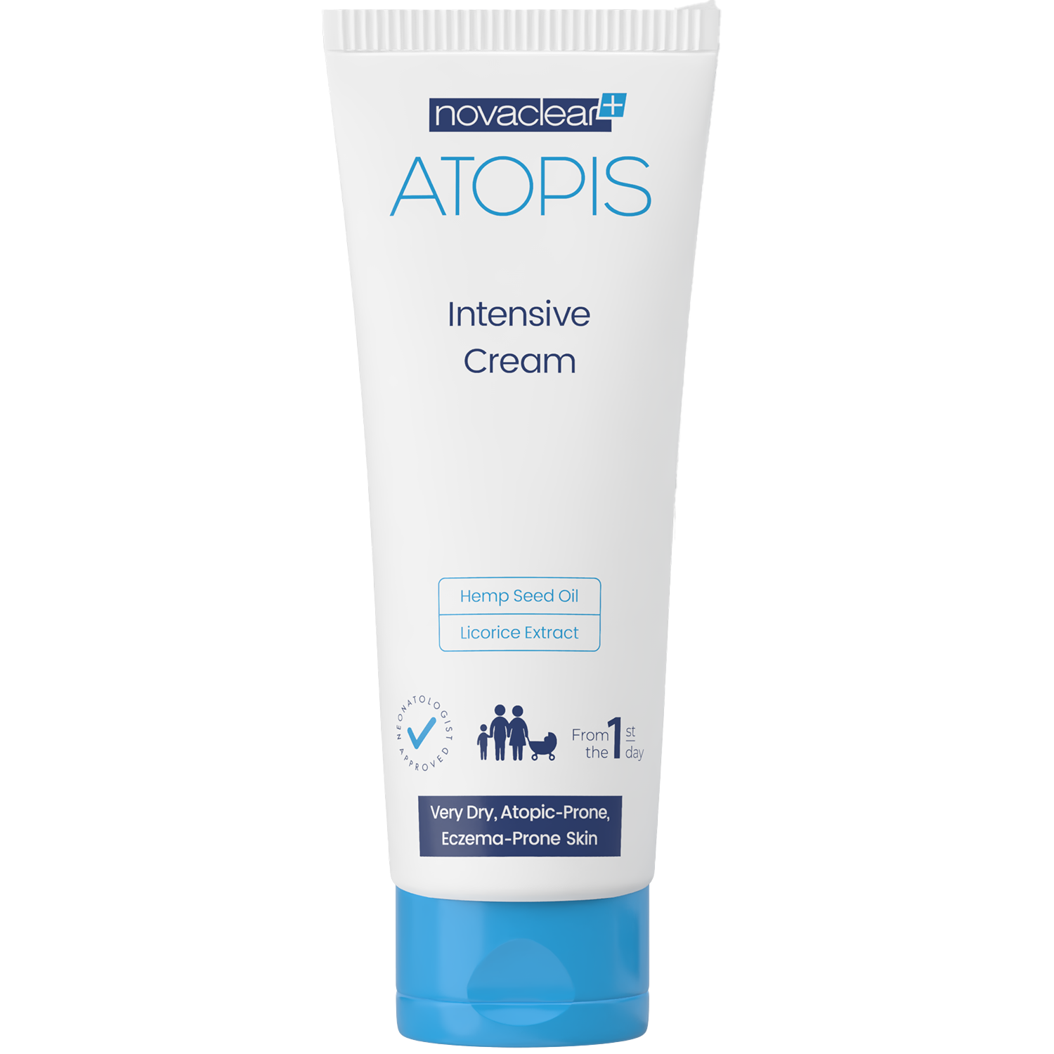 Novaclear Novaclear Atopis, Creme rückfettend für Gesicht und Körper ab dem 1. Lebenstag, Haut sehr trocken, atopisch, empfindlich, 100 ml — Inhaltsstoffe und Bewertung