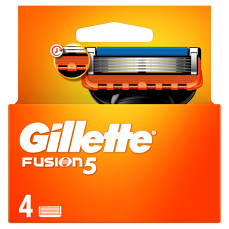 Gillette Fusion Manual, wkłady wymienne, 4 sztuki USZKODZONE OPAKOWANIE - zdjęcie produktu