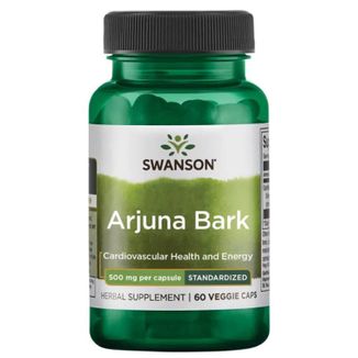 Swanson Arjuna Bark, migdałecznik, 60 kapsułek wegetariańskich - zdjęcie produktu