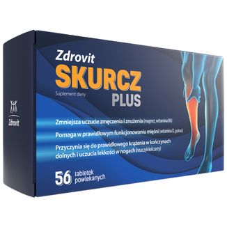 Zdrovit Skurcz Plus, 56 tabletek powlekanych - zdjęcie produktu