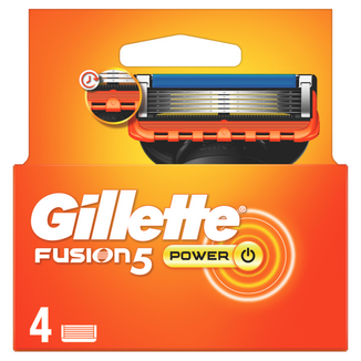 Gillette Fusion 5 Power, wkłady wymienne, 4 sztuki - zdjęcie produktu
