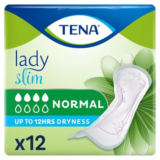 Tena Lady, podpaski specjalistyczne, Slim Normal, 12 sztuk - zdjęcie produktu