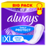 Always Dailies Extra Protect, wkładki higieniczne, Long Plus, 44 sztuki USZKODZONE OPAKOWANIE - miniaturka  zdjęcia produktu