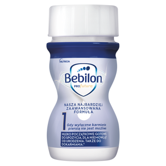 Bebilon Profutura 1, mleko początkowe gotowe do spożycia, od urodzenia, 70 ml - zdjęcie produktu