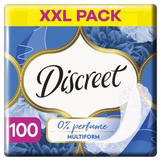 Discreet Air, wkładki higieniczne, bezzapachowe, 100 sztuk USZKODZONE OPAKOWANIE - zdjęcie produktu