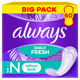 Always Dailies Fresh Protect Normal, wkładki higieniczne, 60 sztuk USZKODZONE OPAKOWANIE - miniaturka zdjęcia produktu