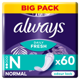 Always Dailies Fresh Protect, wkładki higieniczne, Normal, 60 sztuk - miniaturka zdjęcia produktu