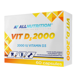 Allnutrition Vit D3 2000, witamina D 2000 IU, 60 kapsułek - miniaturka zdjęcia produktu