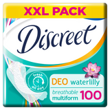 Discreet DEO Multiform, oddychające wkładki higieniczne, Waterlily, 100 sztuk - miniaturka zdjęcia produktu