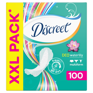 Discreet DEO Multiform, oddychające wkładki higieniczne, Waterlily, 100 sztuk - zdjęcie produktu