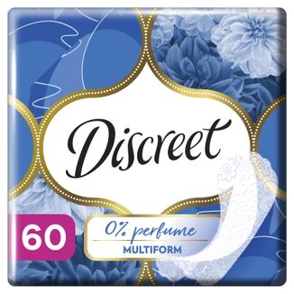 Wkładki higieniczne Discreet, Air, no perfume, 60 sztuk - zdjęcie produktu