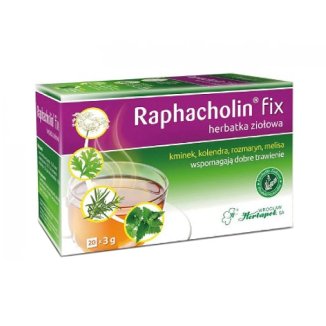 Raphacholin Fix, herbatka ziołowa, 3 g x 20 saszetek - zdjęcie produktu
