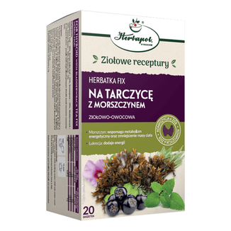 Herbapol Na Tarczycę z Morszczynem, herbatka fix ziołowo-owocowa, 2 g x 20 saszetek - zdjęcie produktu