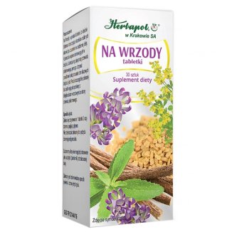 Herbapol Na Wrzody, 30 tabletek - zdjęcie produktu