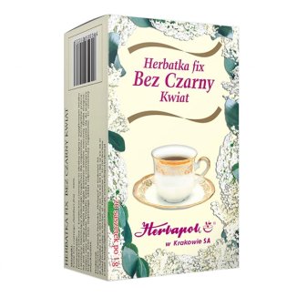 Herbapol Bez Czarny Kwiat, herbatka fix, 1 g x 20 saszetek - zdjęcie produktu