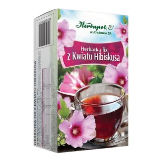 Herbatka fix, kwiat hibiskusa, 20 saszetek - zdjęcie produktu