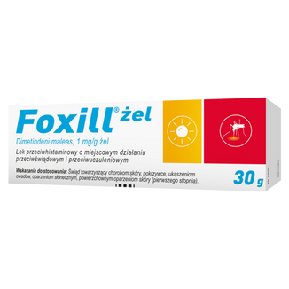 Foxill, 1 mg/ g, żel, 30 g KRÓTKA DATA - zdjęcie produktu