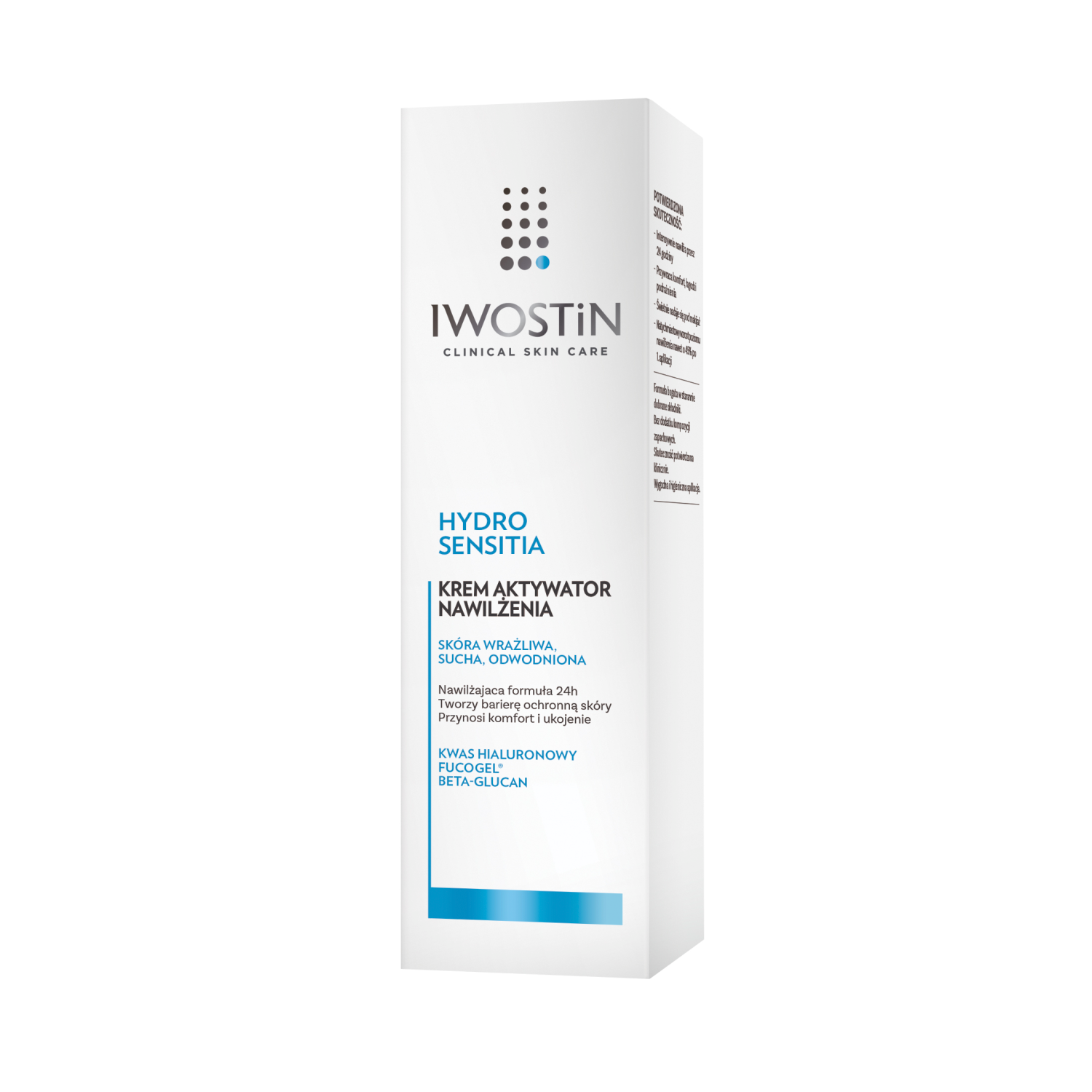 Iwostin Iwostin Hydro Sensitia, krem aktywator nawilżenia, skóra odwodniona, sucha i wrażliwa, 50 ml — Inhaltsstoffe und Bewertung