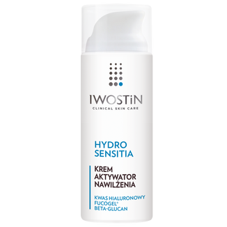 Iwostin Hydro Sensitia, krem aktywator nawilżenia, skóra odwodniona, sucha i wrażliwa, 50 ml - zdjęcie produktu