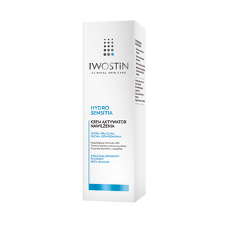 Iwostin Hydro Sensitia, krem aktywator nawilżenia, skóra odwodniona, sucha i wrażliwa, 50 ml - zdjęcie produktu